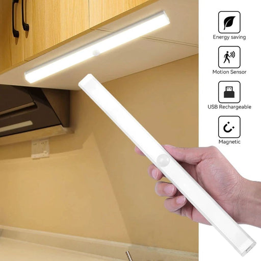 2W Magnetic Rechargeable 30cm LED Light with Motion sensor 3000K - LED