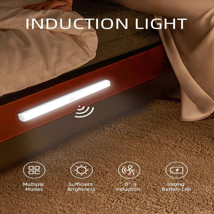 2W Magnetic Rechargeable 30cm LED Light with Motion sensor 3000K - LED