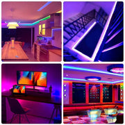 24W Dimmable Smart WiFi LED Strip 5m 12V with Remote Control - Light Ropes & Strings - Strip Lights
