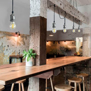 ROMA Pendant Lamp in Silver for E27 Bulb - Lighting - Bulkheads