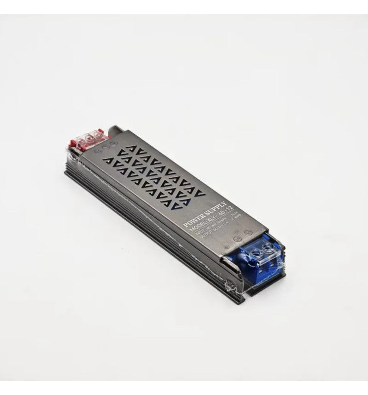 60W Power Supply Slim 12V 5A Aluminum IP20