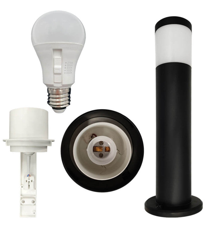 9W Circular LED Bollard 5CCT IP65 57cm