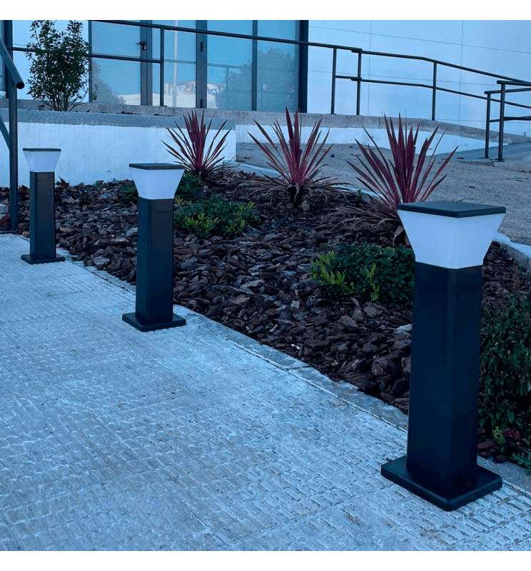 9W Square LED Bollard 5CCT IP65