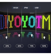 Programmable LED RGB Sign Remote Control and App Controlled - Digital Signs - Non-lighting Products