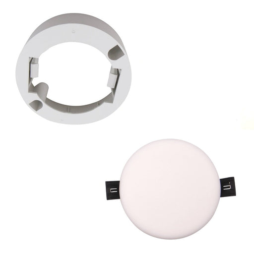 Recessed Frame Converter White for 8W QUASAR LED Downlight - Lighting Accessories - Accessories