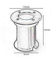 Outdoor Waterproof Ground Light Housing for GU10 LED Bulbs - Lighting Accessories - Floodlights