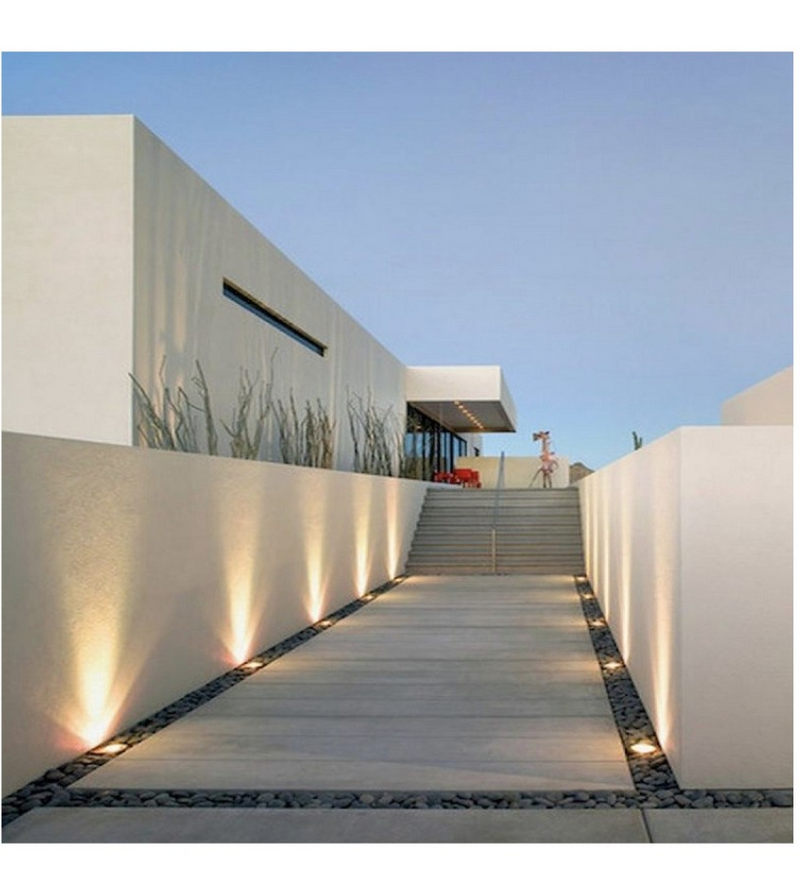 Outdoor Waterproof Ground Light Housing for GU10 LED Bulbs - LED ground light