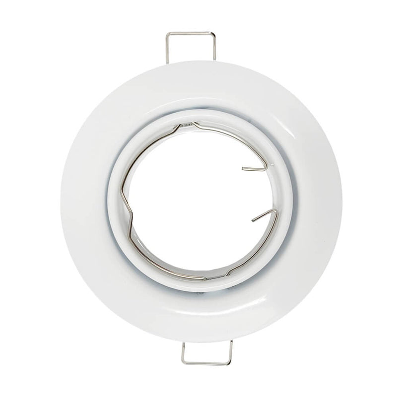 Recessed GU10 MR16 Lamp Holder in White - Lighting Accessories - Downlights