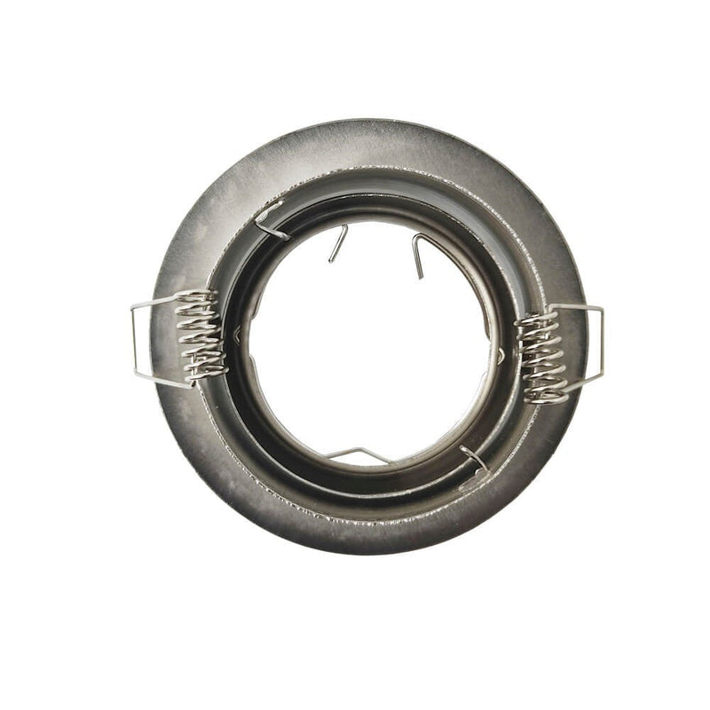 Recessed GU10 MR16 LED Bulb Holder Nickel - Lighting Accessories - Downlights