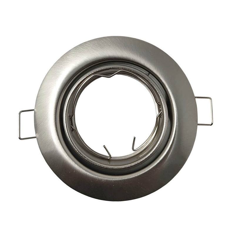 Recessed GU10 MR16 LED Bulb Holder Nickel - Lighting Accessories - Downlights