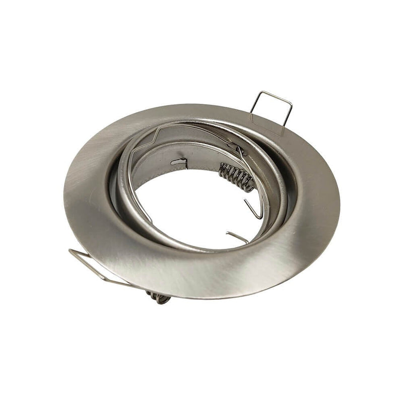 Recessed GU10 MR16 LED Bulb Holder Nickel - Lighting Accessories - Downlights