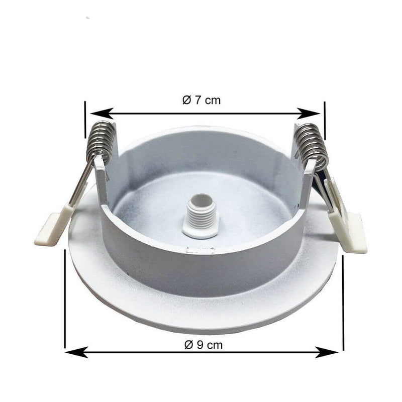 Recessed Ceiling Light Canopy Kit in White - LED Accessories