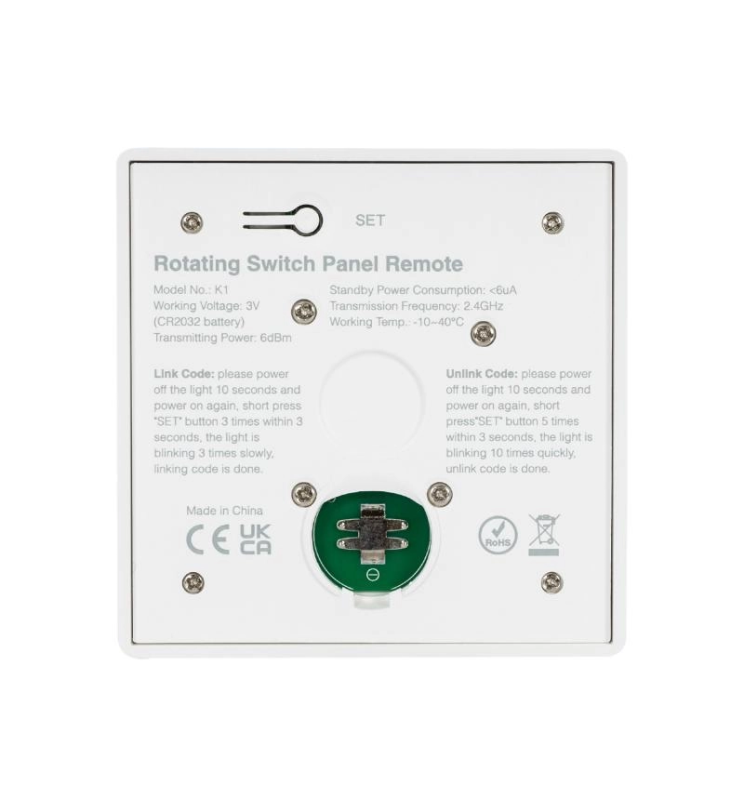 RF Controller for LED Light Dimmer Single Color and CCT - 2.4Ghz - Light Switches - Accessories
