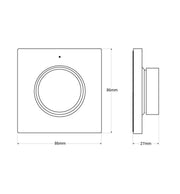 RF Controller for LED Light Dimmer Single Color and CCT - 2.4Ghz - Light Switches - Accessories