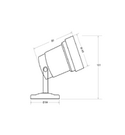 Robust Outdoor LED Spotlight IP65 GU10 - Flood & Spot Lights - Floodlights