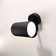 Round GU10 Single Ceiling Spotlight in Black - Flood & Spot Lights - Downlights
