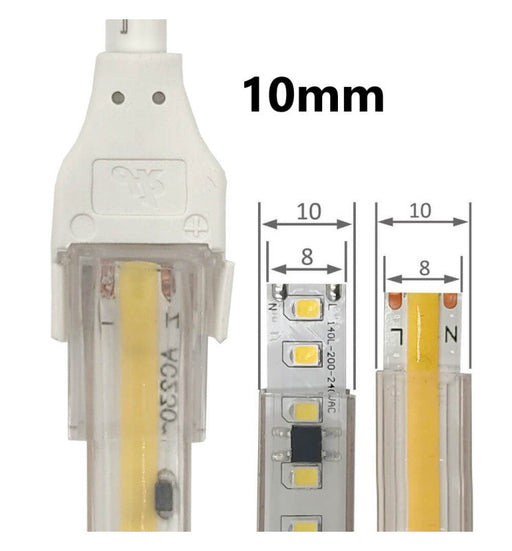 Silicone Glue & Connector Cable for 10mm COB + SMD LED Strips IP65 - Hardware Glue & Adhesives - Accessories