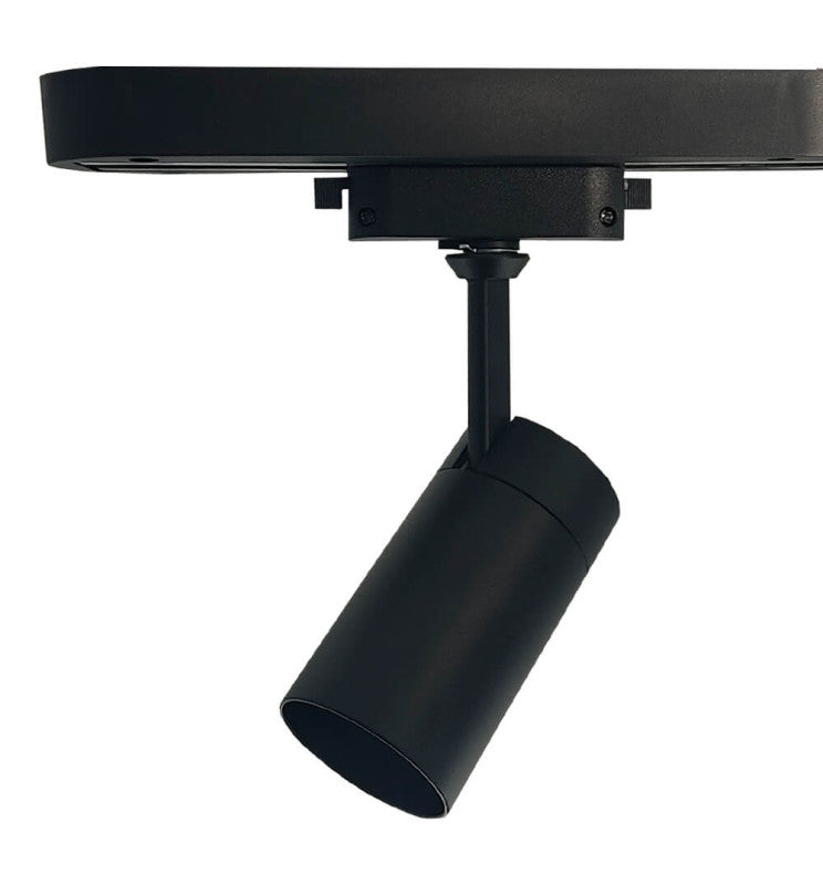 Single Circuit Track Spotlight in Black for GU10 LED Bulb - Track Lighting - Track Lighting