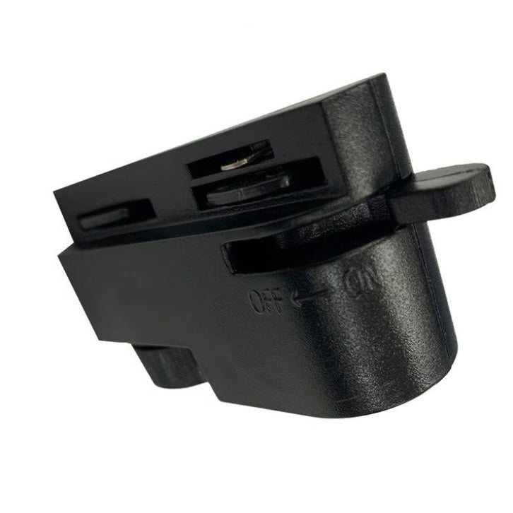 Single Phase Rail Adapter Connector in Black