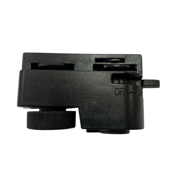 Single Phase Rail Adapter Connector in Black