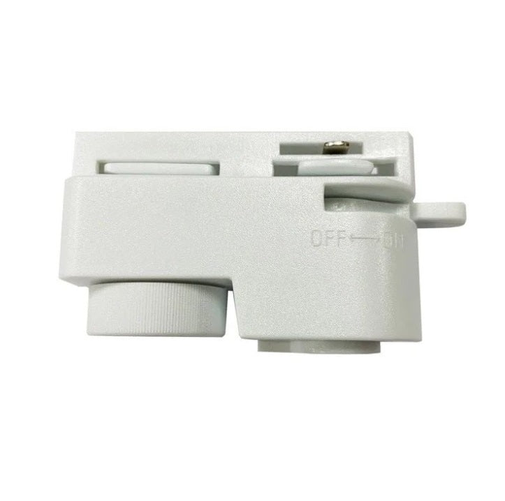 Adapter Connector for Single Phase Rail White