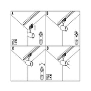 30W Single Phase BERNA LED Track Light 3000K Black - LED Tracking Light