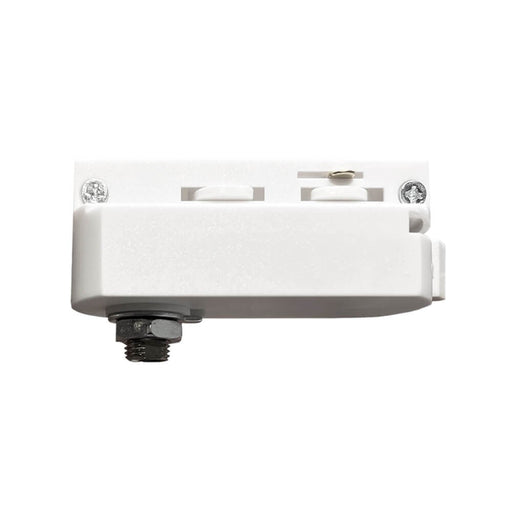 Single Phase Rail Adapter Connector in White - Track Lighting Accessories - Accessories