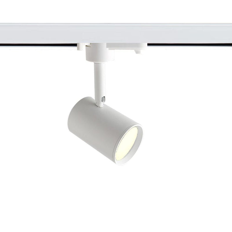 Single Phase GU10 LED Track Light in White - LED Tracking Light
