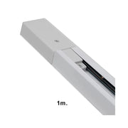 Single Phase Track Light Rail 1m in White - Track Lighting Rails - Accessories