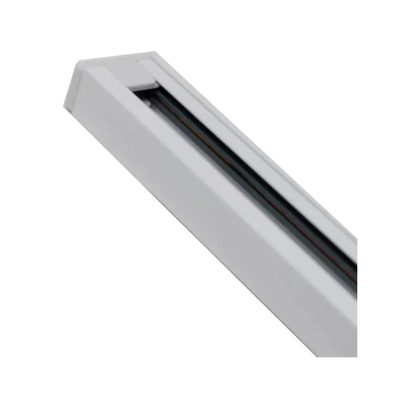 Single Phase Track Light Rail 1m in White - Track Lighting Rails - Accessories