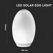 Solar Glow Egg Light – Colour-Changing Garden Lantern - Landscape Pathway Lighting - Solar Lighting