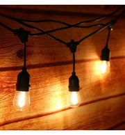 Outdoor Solar LED String Light 10m with 10xE27 Bulbs Remote Control - Solar LED light