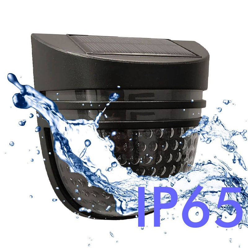 Outdoor Solar LED Wall Light with PIR Motion Sensor 4500K - Landscape Pathway Lighting - Solar Lighting