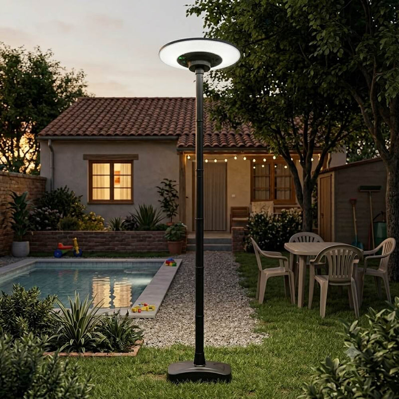 Solar LED Garden Light 3CCT 1800Lm with PIR Sensor & Remote Control IP65