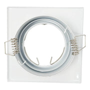 Square Recessed Light Frame for GU10 MR16 Light Bulbs - Lighting Accessories - Downlights