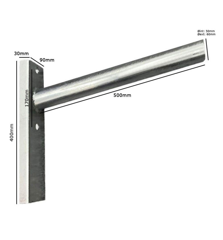 Streetlight Lamp Post Bracket 60cm - Lighting Accessories - Accessories