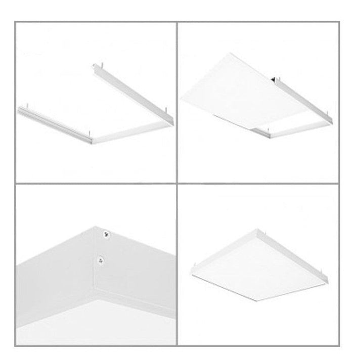 Surface kit for square LED Panel 620x620mm - LED Accessories - Ledex Lighting UK