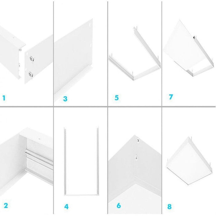 Surface kit for square LED Panel 620x620mm - LED Accessories - Ledex Lighting UK