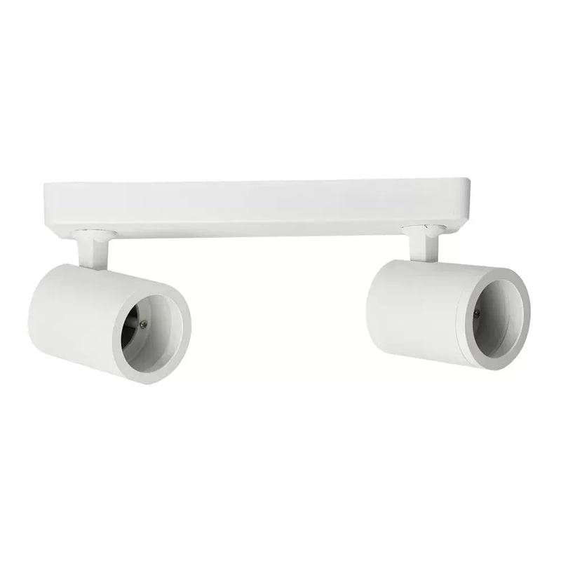Surface Mounted Adjustable LED Spotlight in White for 2 Phase GU10 - Flood & Spot Lights - Downlights