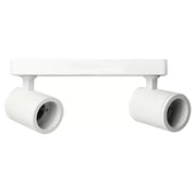 Surface Mounted Adjustable LED Spotlight in White for 2 Phase GU10 - Flood & Spot Lights - Downlights