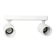 Surface Mounted Adjustable LED Spotlight in White for 2 Phase GU10 - Flood & Spot Lights - Downlights