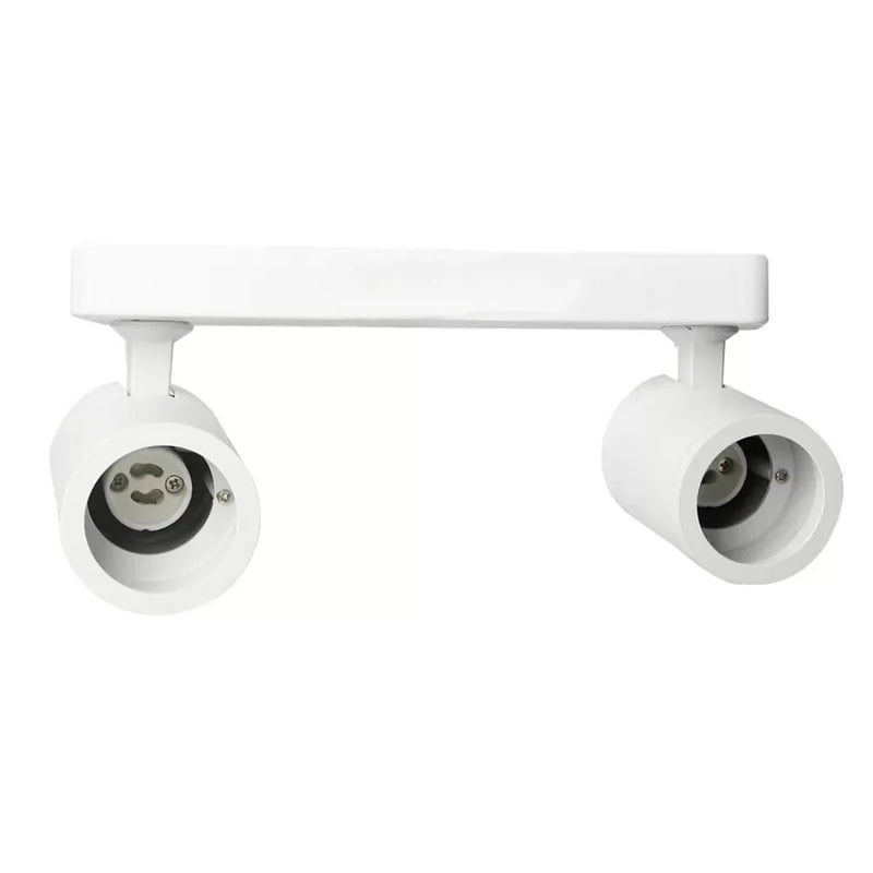 Surface Mounted Adjustable LED Spotlight in White for 2 Phase GU10 - Flood & Spot Lights - Downlights