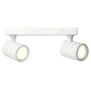 Surface Mounted Adjustable LED Spotlight in White for 2 Phase GU10 - Flood & Spot Lights - Downlights