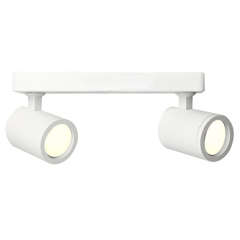 Surface Mounted Adjustable LED Spotlight in White for 2 Phase GU10 - Flood & Spot Lights - Downlights