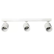 Surface Mounted Adjustable LED Spotlight in White for 3 Phase GU10 - Flood & Spot Lights - Downlights