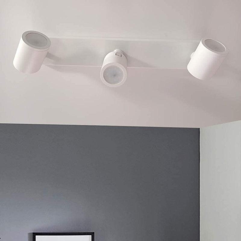 Surface Mounted Adjustable LED Spotlight in White for 3 Phase GU10 - Flood & Spot Lights - Downlights