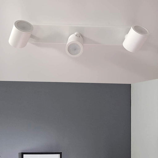 Surface Mounted Adjustable LED Spotlight in White for 3 Phase GU10 - Flood & Spot Lights - Downlights