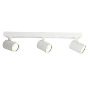 Surface Mounted Adjustable LED Spotlight in White for 3 Phase GU10 - Flood & Spot Lights - Downlights