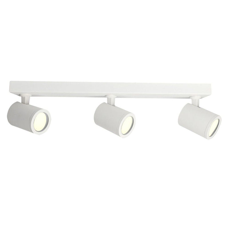 Surface Mounted Adjustable LED Spotlight in White for 3 Phase GU10 - Flood & Spot Lights - Downlights