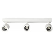 Surface Mounted Adjustable LED Spotlight in White for 3 Phase GU10 - Flood & Spot Lights - Downlights